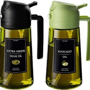 16oz/470ml glass olive oil sprayer for cooking 2pcs