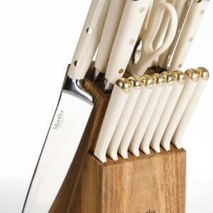 knife block set 16 piece