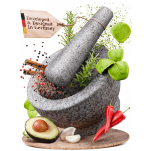 chefsofi 1.5 cup capacity mortar and pestle set