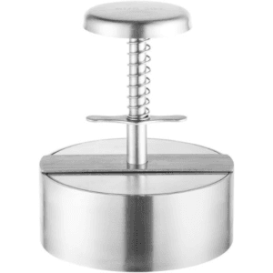 stainless steel burger press 4.5" hamburger patty maker